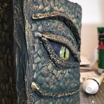 Couverture de carnet dragon