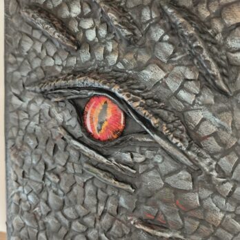 Oeil de dragon sur carnet Oxford